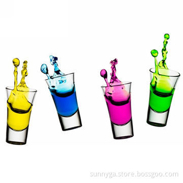 Shot Glasses with Capacity of 17mL, Suitable for Daily Uses, Made of Transparent Material